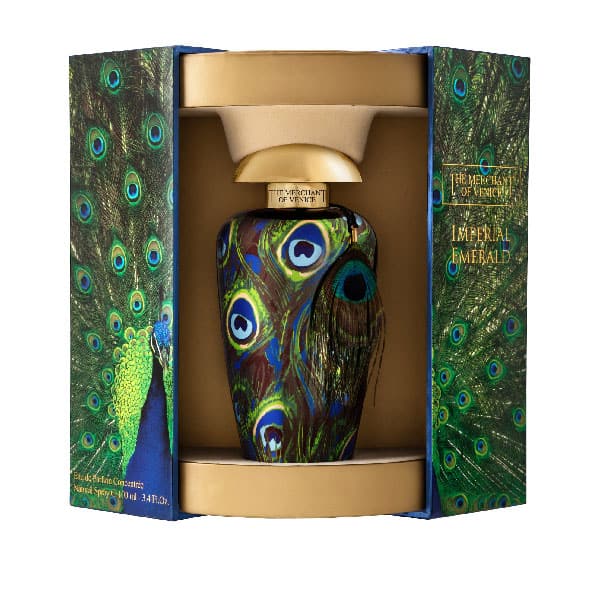 طراحی مرچنت آف ونیز ایمپریال امرالد از طاووس، یکی از دلرباترین و با شکوه ترین موجودات الهام گرفته است.