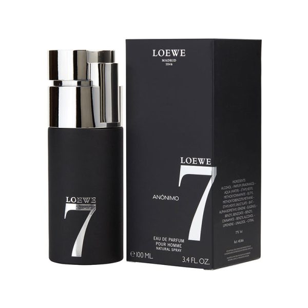 عطر ادکلن لووه ۷ آنونیمو مردانه (Loewe 7 Anonimo)، با غلظت ادو پرفیوم در سال ۲۰۱۶ توسط برند اسپانیایی لووه طراحی و تولید شد.